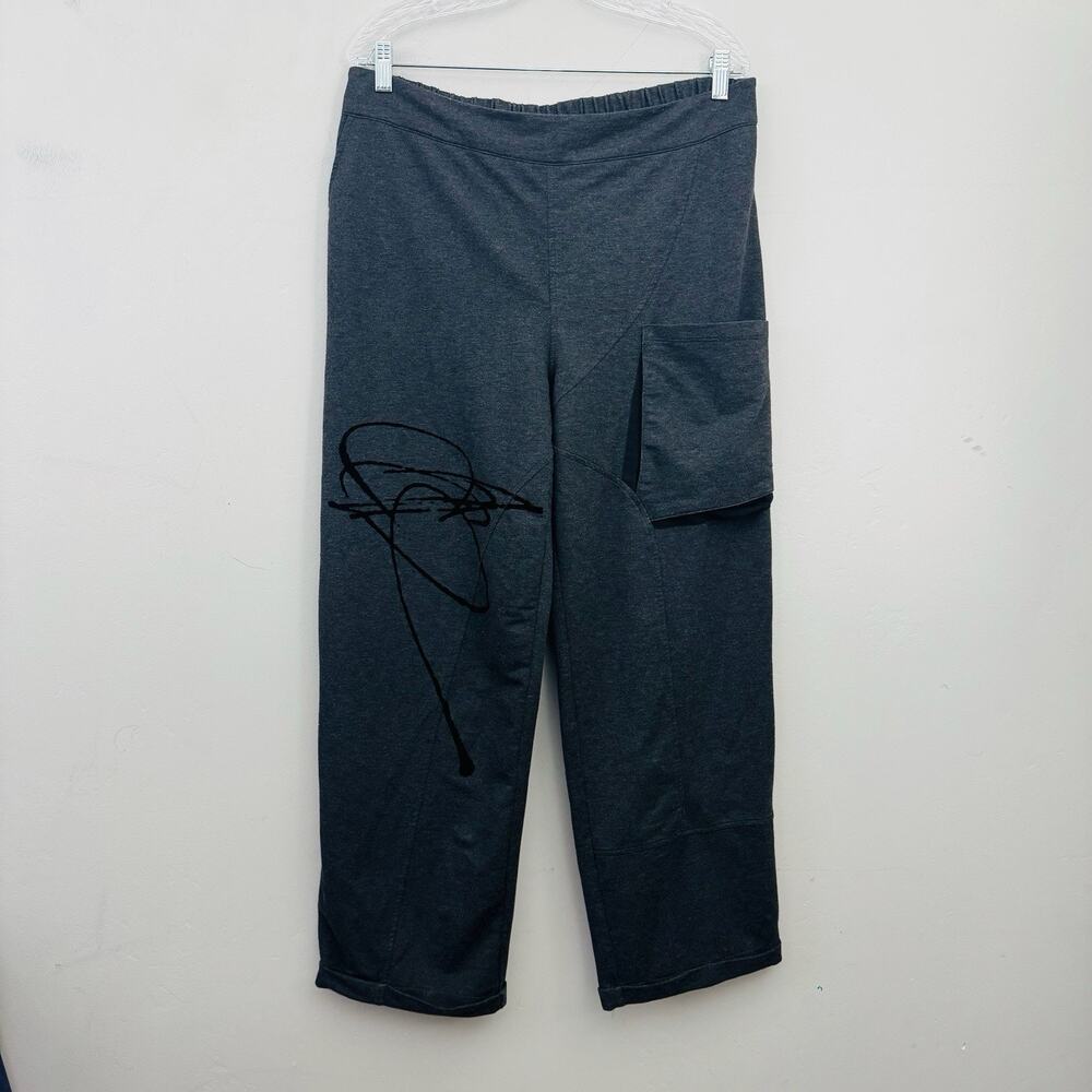 Naya Gray Baggy Wide Leg Sweat Pants Women’s Size 4